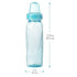 Evenflo Feeding Classic Tinted Plastic Standard Neck Bottles for Baby - Infant and Newborn, 8 Ounce (Pack of 12,