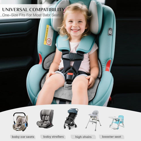 MOMSYLA 2 Pack Waterproof Piddle Pads Carseat Potty Training Car Seat Protector Waterproof Car Seat Liner Cover