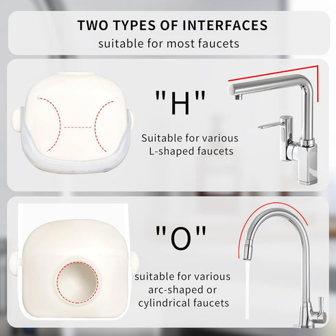KOMIDK Toddler Faucet Extender for Bathroom and Kitchen Sinks - Apricot