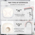 KOMIDK Toddler Faucet Extender for Bathroom and Kitchen Sinks - Apricot