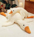 Goose Stuffed Animal Plush Pillow, Big Duck Plushies Doll, Cute Toy Goose Plush Xmas Gifts 20'' (White Goose)
