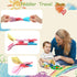 RVRHLMI 7Pc Easter Gifts for Kids Fidget Popper Toys for Kids Sensory Strips Sensory Push and Popping Bubbles