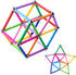 204 Pcs Magnetic Building Sticks Blocks Toys, 2.3" Length Educational Magnetic Stacking Toys Set for Kids