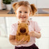Capybara Plush 9 Inch Stuffed Animal, Cute Capybara Toy with Hamburger Backpack, Gift for Kids