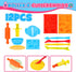 Set 3-8 30-Piece Toyze Playdough Tool for Year Olds | Playdough Accessory Kit with Animal Molds, Rolling Pin & Storage
