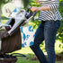 WELLDAY Cute Blue Whales Portable Diaper Changing Pad - Waterproof Foldable Baby Diaper Changing Pad with Built