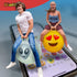 29" WALIKI Hop Ball for Adults | Glow in The Dark Alien Hopping Ball | Sit and Bounce Ball | Great for Team Building