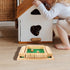 Kisangel Wooden Four-sided Flop Games - Digital Wooden Board Game for Kids, Parent-Child Educational Toys