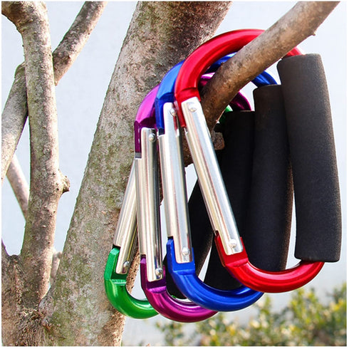 XINHUISHQZ Mommy, 2 Stroller Hooks by Baby,Large Stroller Hooks for pcs Carabiner Stroller Hook Organizer for Hanging