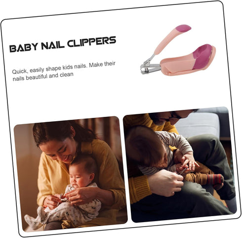Set VICASKY Nail Care Kit Portable Manicure Nail Clippers Scissors Tweezers for Newborns Boy Girl Toddlers Safe