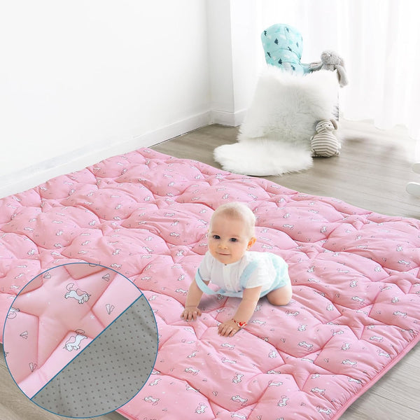 SPRINGSPIRIT 71'' x 59'' Baby Play Mat for Playpen, Baby Play Mat