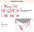 CZXW 52" 28" Pink Bows Crib Sheets Fitted x Natural Cotton Soft & Breathable for Baby Crib Mattress