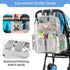 Backpack, Backpack Backpack Mancro Diaper Bag Clear Baby Bag Heavy Duty Transparent for Girls Boys, Multifunction Large