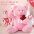 36 inch 3ft MorisMos Big Teddy Bear Stuffed Animal, Large Bear Plush, Big Stuffed Bear with Footprints Gifts for Kids