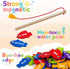 SpringFlower Wooden Magnetic Sight Word Fishing Game - Educational Toy for 3-6 Year Old Kids, Boys & Girls, Homeschool