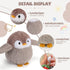 ABEARCAR 4.5 Inches Penguin Stuffed Animal Penguin Plush Toy Holder Bag Pendant Party Favor Christmas Birthday