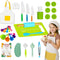 VONTIQUE 32 pcs Kids Cooking&Kids Baking Setsfor Real Cooking BakingMontessori Kitchen Tools for