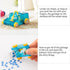 2 Pcs Mini Car Dust Cleaner - Cute Pencil Sweeper Trolley Gifts for Kids, Blue and Red