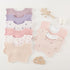8 Pack 0-36 Bearmoss Baby Bibs for Drooling & Teething Muslin Cotton Soft Absorbent Adjustable Unisex Bibs Boys Girls