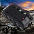 LiebeWH Shock Absorbed Robot Chassis, Plastic Smart Car DIY Kit, 3V to 7V for Video Recording Vehicle