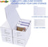 Trading-Card Storage Box, 4-Pack • 400 Count Corrugated Cardboard Storage Box with Dividers & Labels for TCG/Magic/Mtg