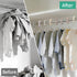 Filtbaird 8 Closet Closet Pcs Baby Dividers for Clothes, Round Baby Clothes Organizer, Baby Organizer with Clear Size