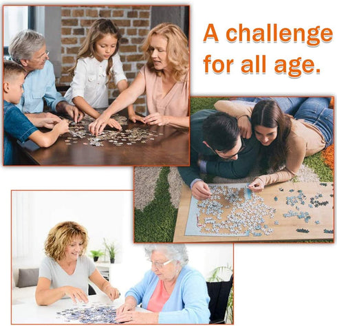1000 Piece Bookshelf Canal Jigsaw Puzzle for Adults - Perfect for Mother's Day, Christmas, Birthday Gifts