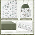 4 Set Oudain Piece Mallard Duck Crib Bedding Including Mallard Duck Crib Skirt, Blanket, Crib Sheet and Diaper Stacker