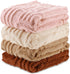 Wiwiqing 4 Pcs Soft 3D Boho Baby Blanket Unisex Newborn Toddler Receiving Blanket