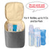 4 9 Teamoy Breastmilk Cooler Bag, Baby Bottles Bag for up to Large Ounce Bottles, Perfect for Working Mom Mother, (Bag