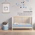 Tafts Crib Sheets, 100% Viscose Bamboo Fitted, 8 Inch Deep Pocket, Standard Crib & Toddler Mattress, Cooling, Soft, 360