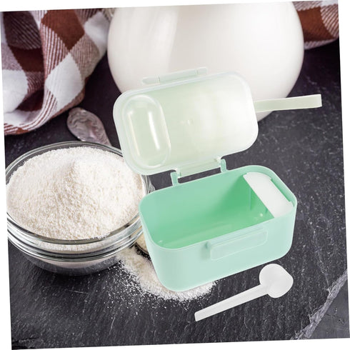 LIOOBO Portable Baby Formula Container for Travel Large Capacity Milk Powder Dispenser with Lid and Convenient