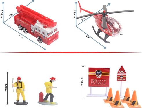 Set 10-Piece Daron FDNY Gift