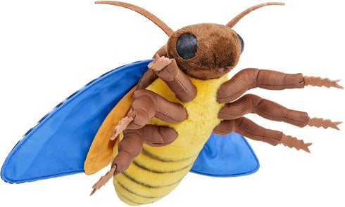 Death's-Head Hawkmoth Plush Toy, Giant Blue Death Hawk Moth Stuffed Animal 26in, Unique Plush Gift Collection