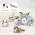 3 17.7 Inch Mommy Set, MaoGoLan White Tiger Stuffed Animal with Babies, Tiger Plush Soft Stuffed Tiger Family Toys