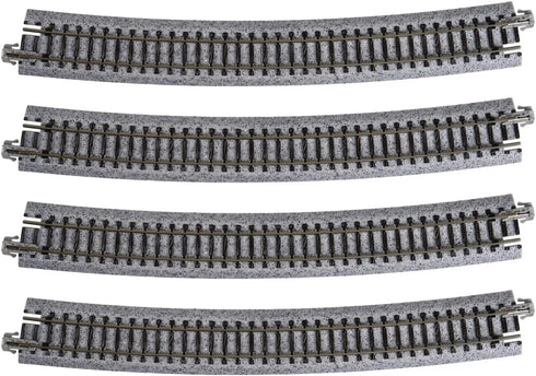 Kato USA Model Train Products Unitrack, 718mm (28 1/4") Radius 15-Degree Curve Track