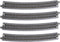 Kato USA Model Train Products Unitrack, 718mm (28 1/4") Radius 15-Degree Curve Track