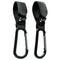 2 Pcs Black Baby Stroller Hooks for Hanging, Multipurpose Stroller Straps with Durable Clips for Diaper Bags