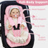 4 1 3 in Infant Car Seat Insert, Baby Car Seat Head Body Support for Girls & Boys, Reversible Newborn Car Seat Insert