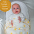 100% 47 47 Inches LollyBanks Baby Blanket for Boys and Girls, Cotton Muslin Swaddle Blankets for Newborns, x Soft