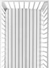 Sweet Jojo Designs Fitted Baby Crib Sheets (Grey and White Striped) for
