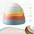 Balance Stepping Stones for Kids (6pcs) - Toddler Sensory Stepping Stones for Ages 1-3, Balance Play for Toddlers