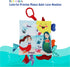 0-6-12-18 bebe mondo Fish Baby Books Toys Months,Touch Feel Crinkle Soft Cloth Books for Babies Infant Newborn, Baby