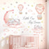 DECOWALL Dream Big Little One Wall Decals Elephant Moon and Stars Nursery