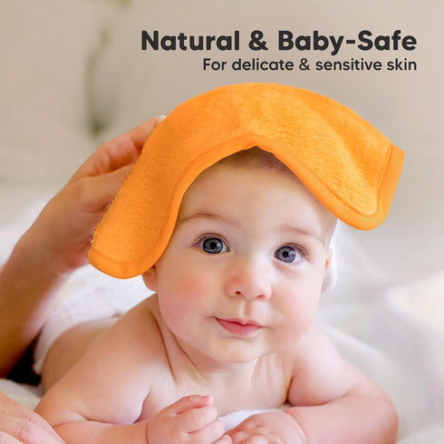 KeaBabies Baby Washcloths for Newborn, Kids and Baby Hooded Towel - Bath Baby Towels, Face Towel, Face Cloths - Baby