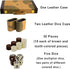 Backgammon, Backgammon Sets 15" Backgammon Sets for Adults, Leather Travel - Classic Board Game (World Map Design)