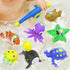 Staroud (10 Packs) Color Changing No Hole Magnetic Fishing Bath Toys for Kids Toddlers Baby, Color Change Water Table
