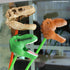 18" 3+ Safari Ltd. Brown T-Rex Snapper - Dinosaur Grabber Toy for Boys, Girls, and Kids Age