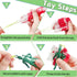 OJYUDD 50 PCS Mini Parachute Toy, Army Parachute Flying Throwing Outside Toys for Toddlers Party Favors
