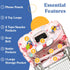 PILLANI Shopping Cart Cover for Baby, High Chair Cover for Restaurant Seat - Grocery Cart Cover for Baby Girl and Boy
